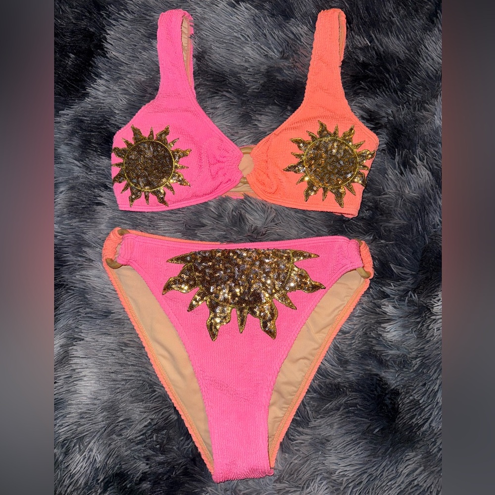 Judith March Sequin Sun Bathing Suit